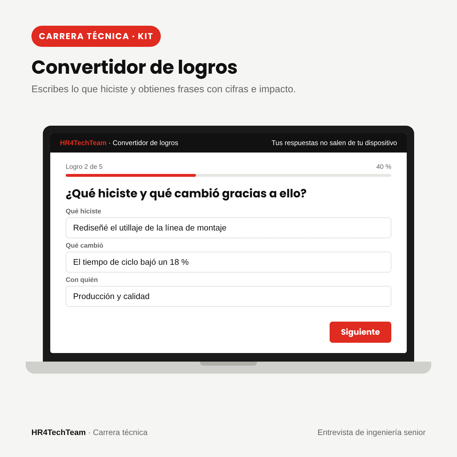 Kit de entrevista de ingeniería senior: imagen 1