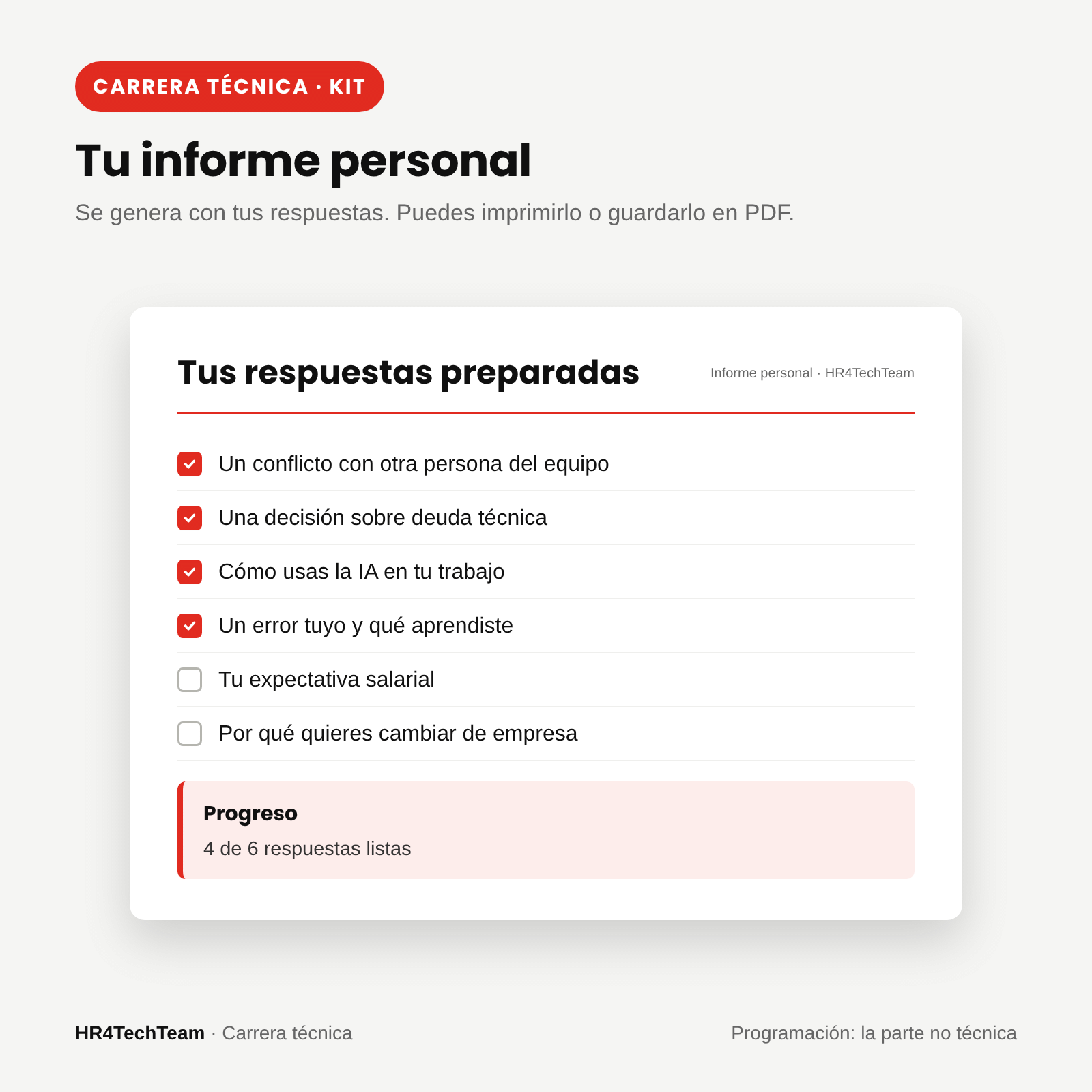 Kit de entrevista de programación: la parte no técnica: imagen 2
