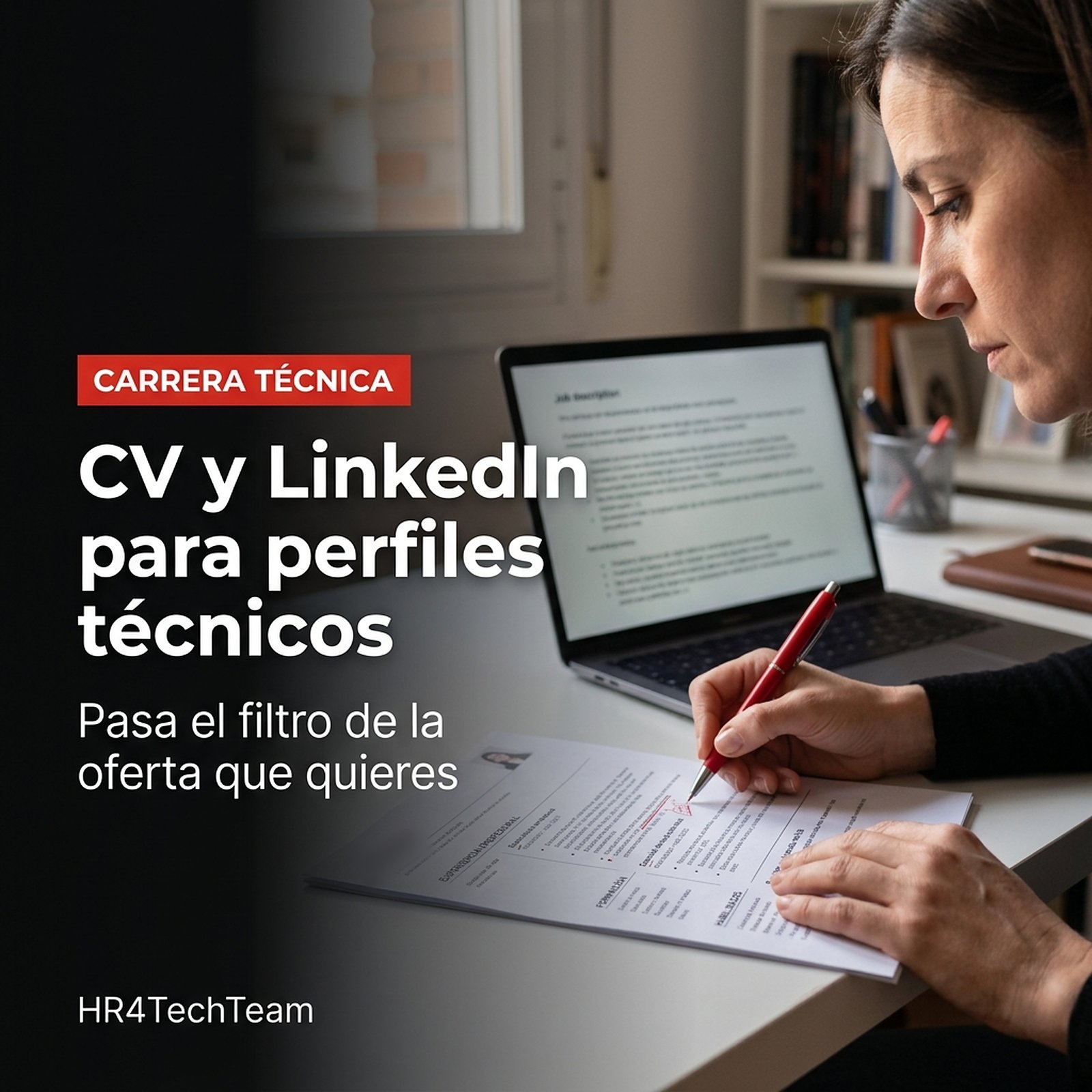 CV y LinkedIn para perfiles técnicos