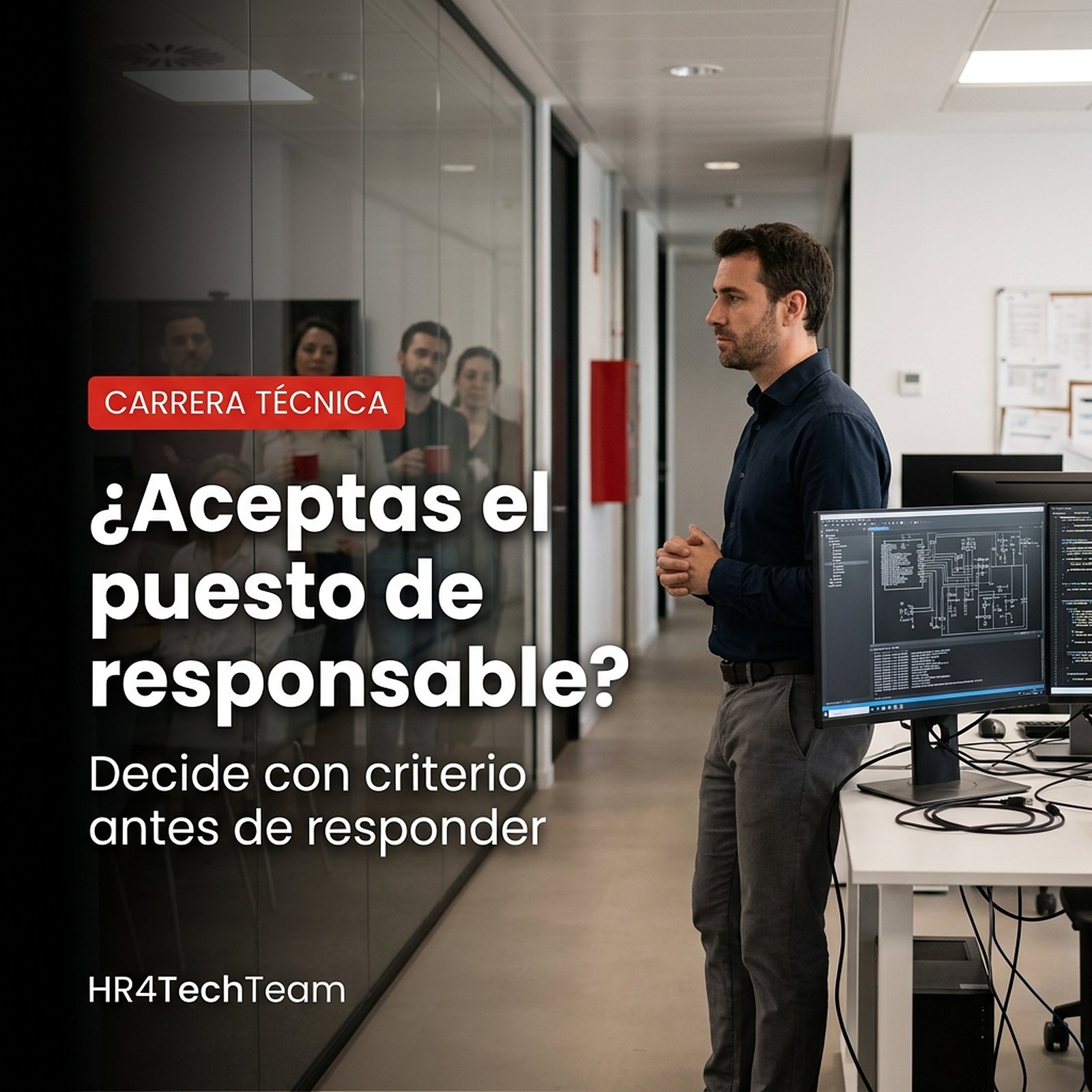 Decidir si aceptas un puesto de responsable